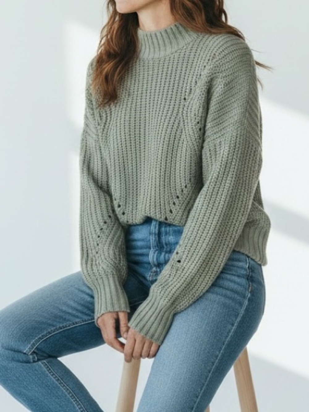 Moon & Madison Mockneck Sweater